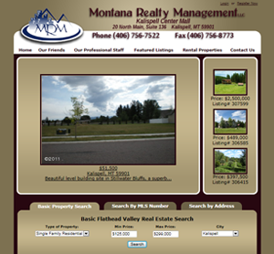 Kalispell Web Design: Montana Realty Management